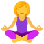 Эмодзи 🧘‍♀️ JoyPixels
