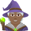 Эмодзи 🧙🏾 JoyPixels