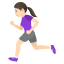 Эмодзи 🏃🏻‍♀️ JoyPixels