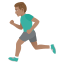 Эмодзи 🏃🏽‍♂️ JoyPixels