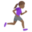 Эмодзи 🏃🏾‍♀️‍➡️ JoyPixels