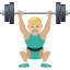 Эмодзи 🏋🏼‍♂️ JoyPixels