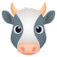 Эмодзи 🐮 JoyPixels