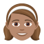 Эмодзи 👧🏽 JoyPixels