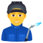 Эмодзи 👨‍🏭 JoyPixels