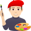 Эмодзи 👨🏻‍🎨 JoyPixels