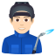 Эмодзи 👨🏻‍🏭 JoyPixels