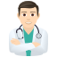 Эмодзи 👨🏻‍⚕️ JoyPixels