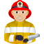 Эмодзи 👨🏼‍🚒 JoyPixels