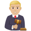 Эмодзи 👨🏼‍⚖️ JoyPixels