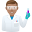 Эмодзи 👨🏽‍🔬 JoyPixels