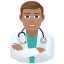 Эмодзи 👨🏽‍⚕️ JoyPixels