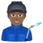 Эмодзи 👨🏾‍🏭 JoyPixels