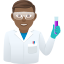 Эмодзи 👨🏾‍🔬 JoyPixels