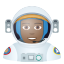 Эмодзи 👨🏾‍🚀 JoyPixels