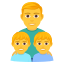 Эмодзи 👨‍👦‍👦 JoyPixels