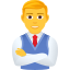 Эмодзи 👨‍💼 JoyPixels