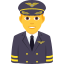 Эмодзи 👨‍✈️ JoyPixels