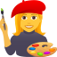 Эмодзи 👩‍🎨 JoyPixels