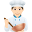 Эмодзи 👩🏻‍🍳 JoyPixels