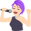 Эмодзи 👩🏻‍🎤 JoyPixels