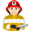 Эмодзи 👩🏻‍🚒 JoyPixels