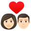 Эмодзи 👩🏻‍❤️‍👨🏻 JoyPixels