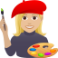 Эмодзи 👩🏼‍🎨 JoyPixels