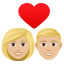 Эмодзи 👩🏼‍❤️‍👨🏼 JoyPixels