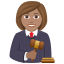 Эмодзи 👩🏽‍⚖️ JoyPixels
