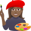Эмодзи 👩🏾‍🎨 JoyPixels