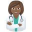 Эмодзи 👩🏾‍⚕️ JoyPixels
