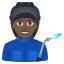 Эмодзи 👩🏿‍🏭 JoyPixels