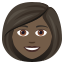 Эмодзи 👩🏿 JoyPixels