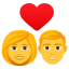 Эмодзи 👩‍❤️‍👨 JoyPixels