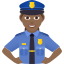 Эмодзи 👮🏾‍♀️ JoyPixels