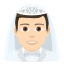 Эмодзи 👰🏻‍♂️ JoyPixels