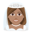 Эмодзи 👰🏽‍♀️ JoyPixels