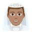 Эмодзи 👰🏽‍♂️ JoyPixels