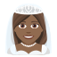Эмодзи 👰🏾‍♀️ JoyPixels