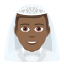 Эмодзи 👰🏾‍♂️ JoyPixels