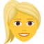 Эмодзи 👱‍♀️ JoyPixels