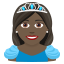 Эмодзи 👸🏿 JoyPixels