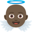 Эмодзи 👼🏿 JoyPixels