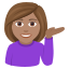 Эмодзи 💁🏽‍♀️ JoyPixels