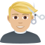 Эмодзи 💇🏼‍♂️ JoyPixels