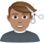 Эмодзи 💇🏽‍♂️ JoyPixels