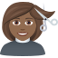 Эмодзи 💇🏾‍♀️ JoyPixels