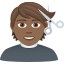 Эмодзи 💇🏾 JoyPixels