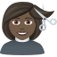 Эмодзи 💇🏿‍♀️ JoyPixels